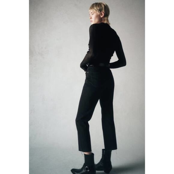 NWT ZARA STRAIGHT JEANS - Picture 4 of 15